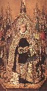 Bartolome Bermejo St Dominic Enthroned in Glory oil on canvas